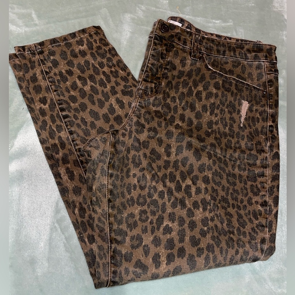 Tribal Brown and Black Jeans